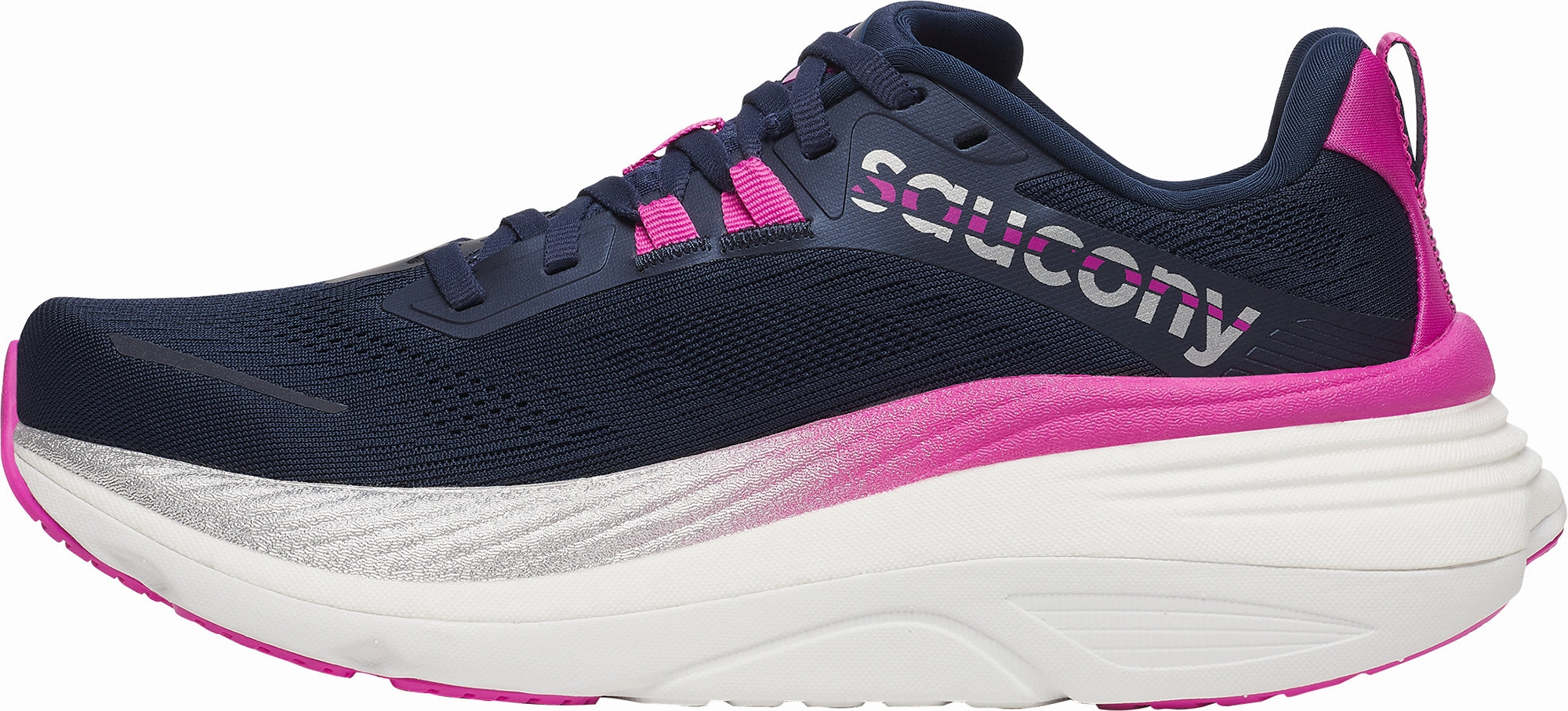 Flexible Construction Saucony Hurricane 24 Womens Running Shoes - Blue