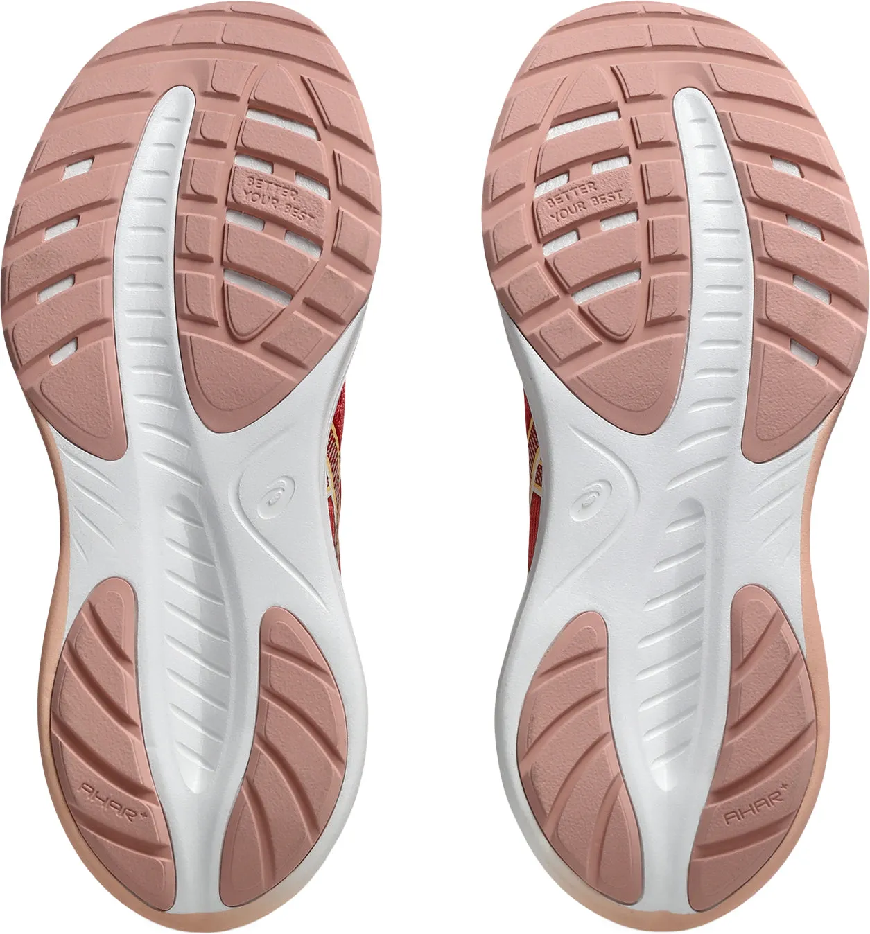 Structured Form Padded Activity Asics Gel Cumulus 27 GS Junior Running Shoes - Pink