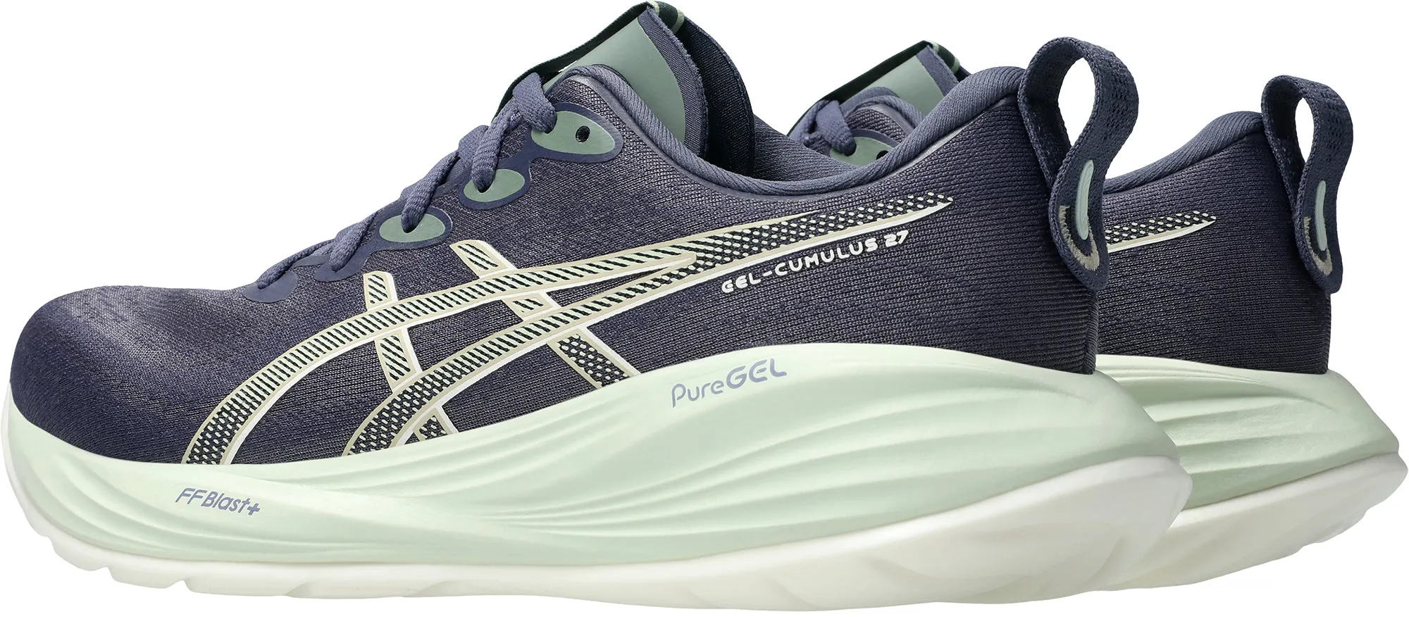 Comfortable Ride Asics Gel Cumulus 27 Womens Running Shoes - Blue