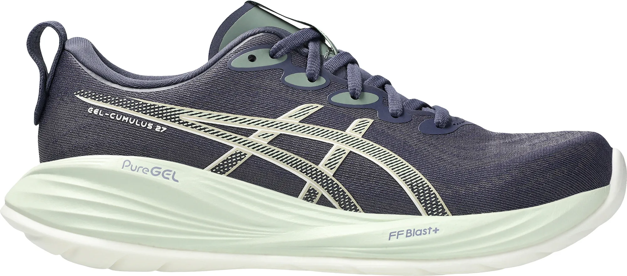 High Elasticity ModernDesign Asics Gel Cumulus 27 Womens Running Shoes - Blue