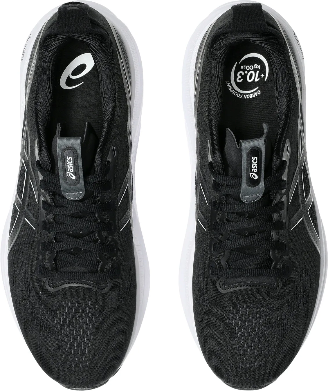 Vegan Material Options Quick piece Asics Gel Kayano 32 EXTRA WIDE (4E) Mens Running Shoes - Black