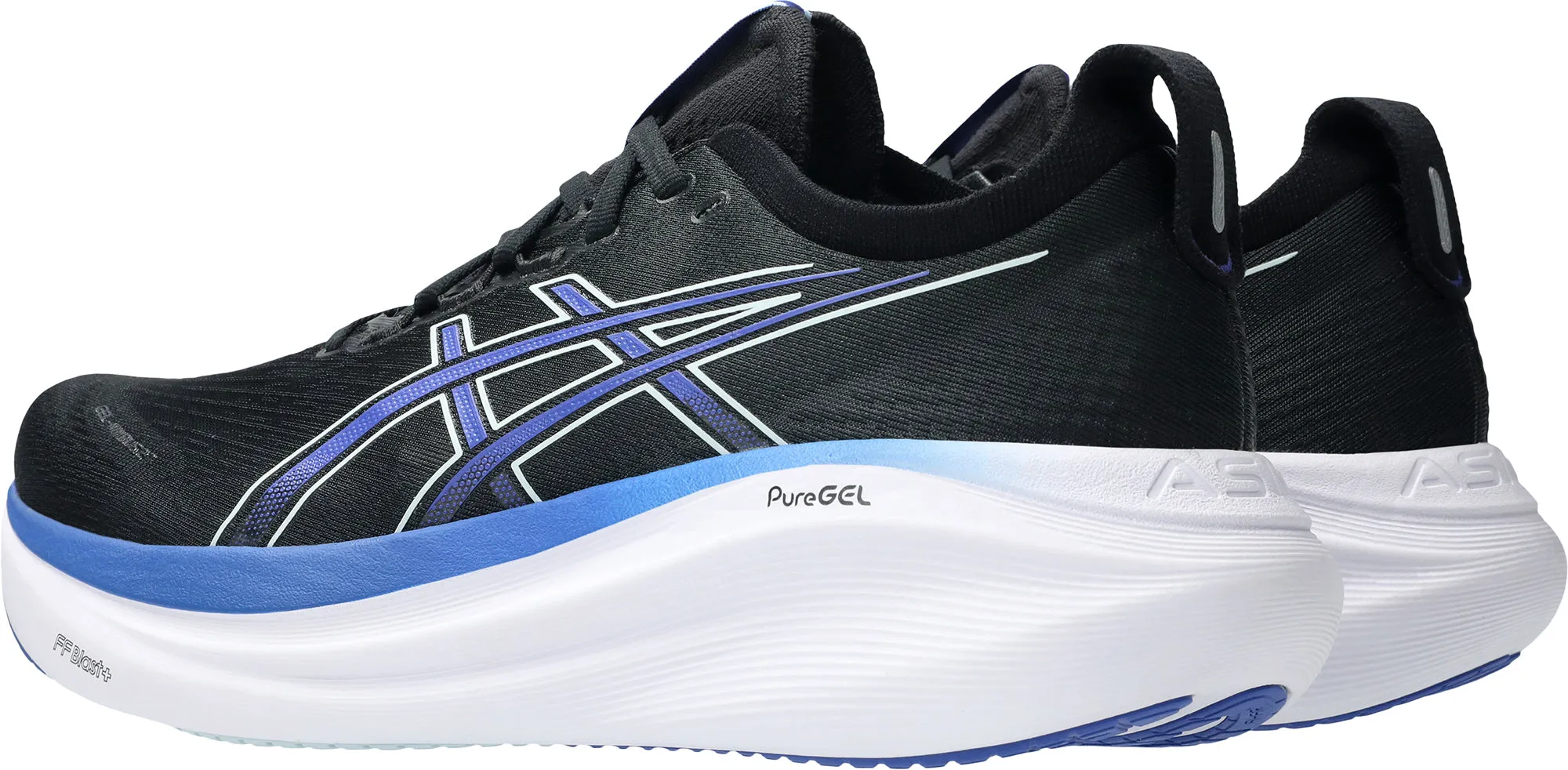 Asics Gel Nimbus 27 Mens Running Shoes - Black Water Resistant