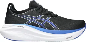 Asics Gel Nimbus 27 Mens Running Shoes - Black Low Bounce Padded chic