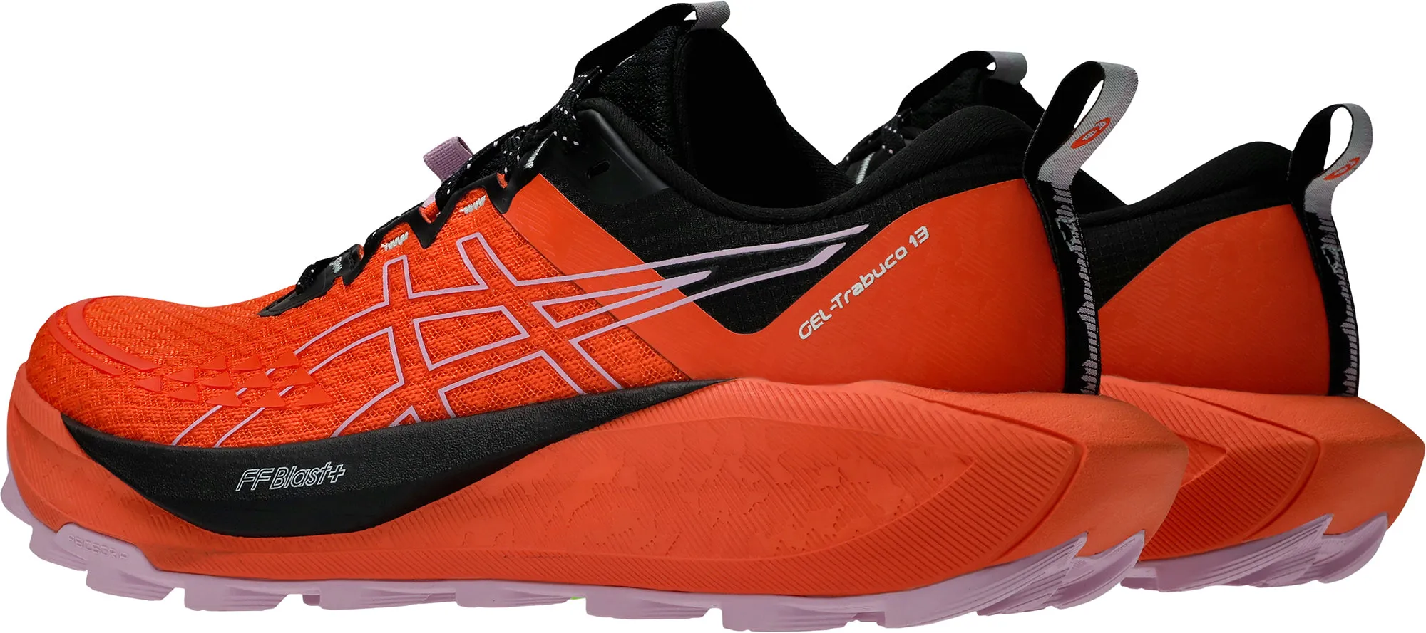 Responsive Bounce Foam Asics Gel Trabuco 13 Womens Trail Running Shoes - Orange