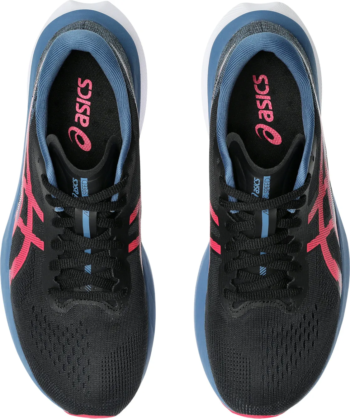 Hydrophobic Upper Coating Asics Magic Speed 4 Womens Running Shoes - Black