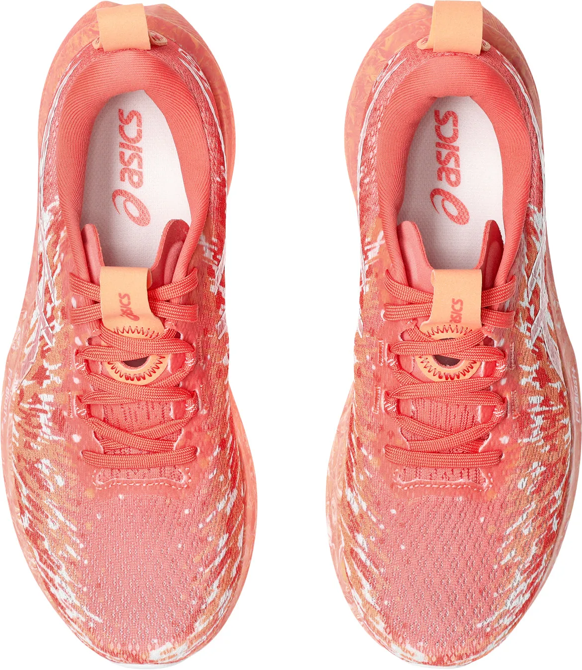 Asics Noosa Tri 16 Womens Running Shoes - Orange Impact Dispersing Geometries Reinforced Panels