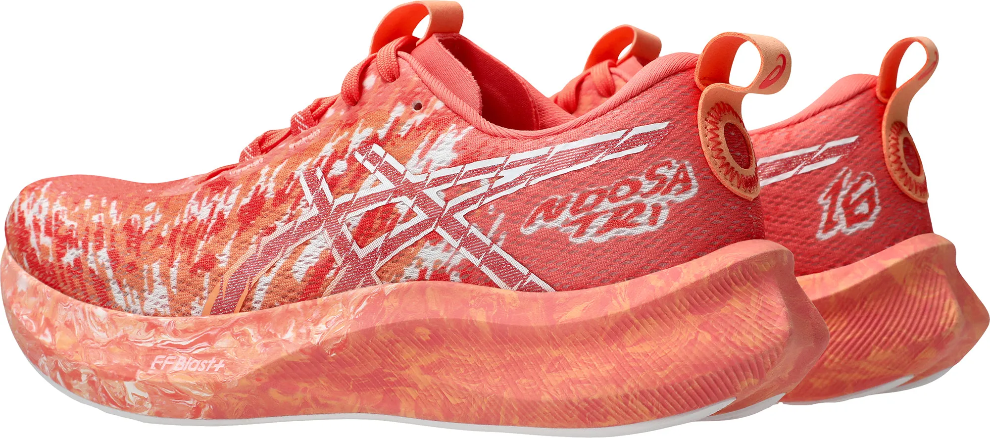 Asics Noosa Tri 16 Womens Running Shoes - Orange Impact Diffusing Heel