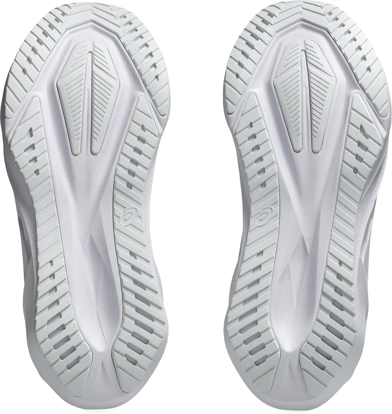 Weekend Walker Deep Tread Pattern Asics NovaBlast 5 Mens Running Shoes - White