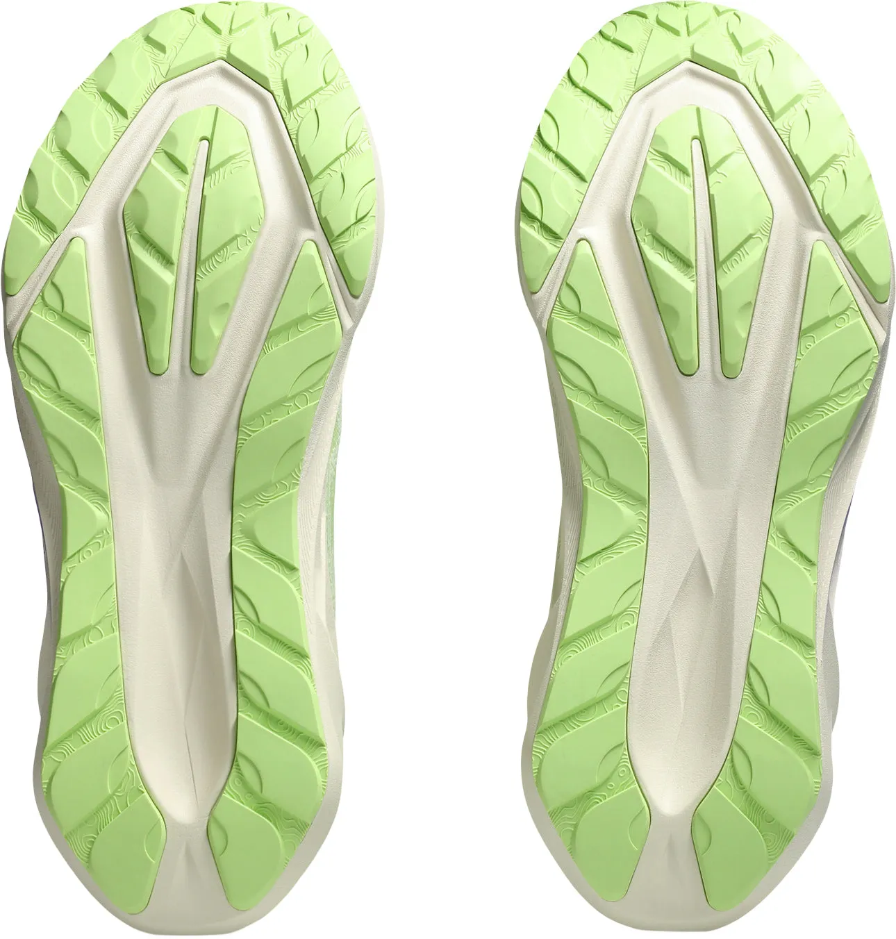 slip-resistant Wireless Lacing Tech Asics NovaBlast 5 TR Mens Running Shoes - Green