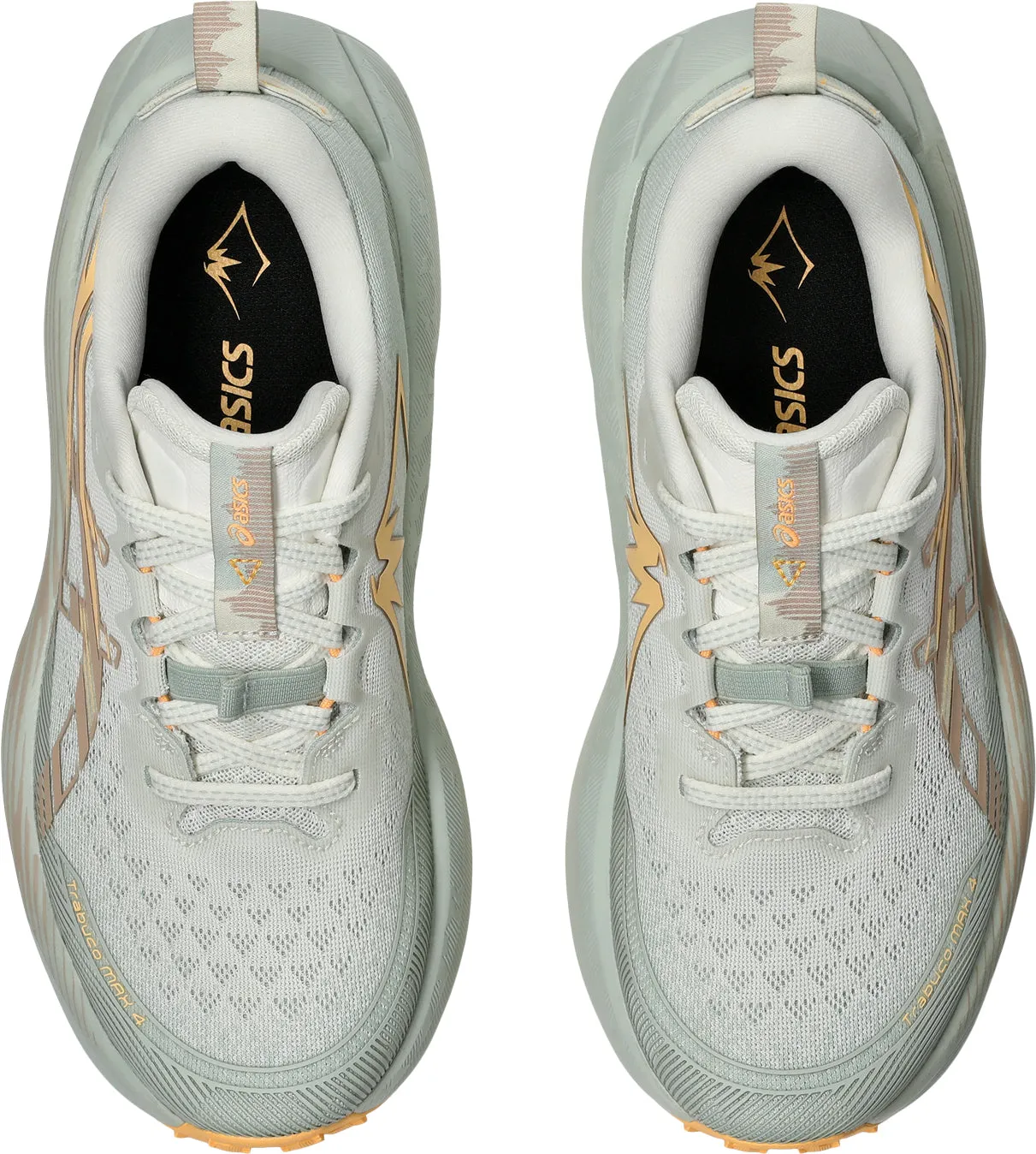 Asics Trabuco Max 4 Womens Trail Running Shoes - Green Flex grooves