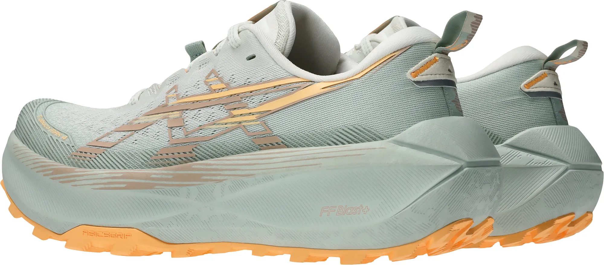 Subtle Tread Asics Trabuco Max 4 Womens Trail Running Shoes - Green