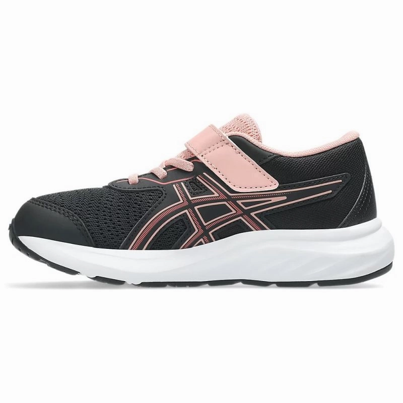 Multi Surface Precision Stitching ASICS Contend 9 PS Kids Running Shoes