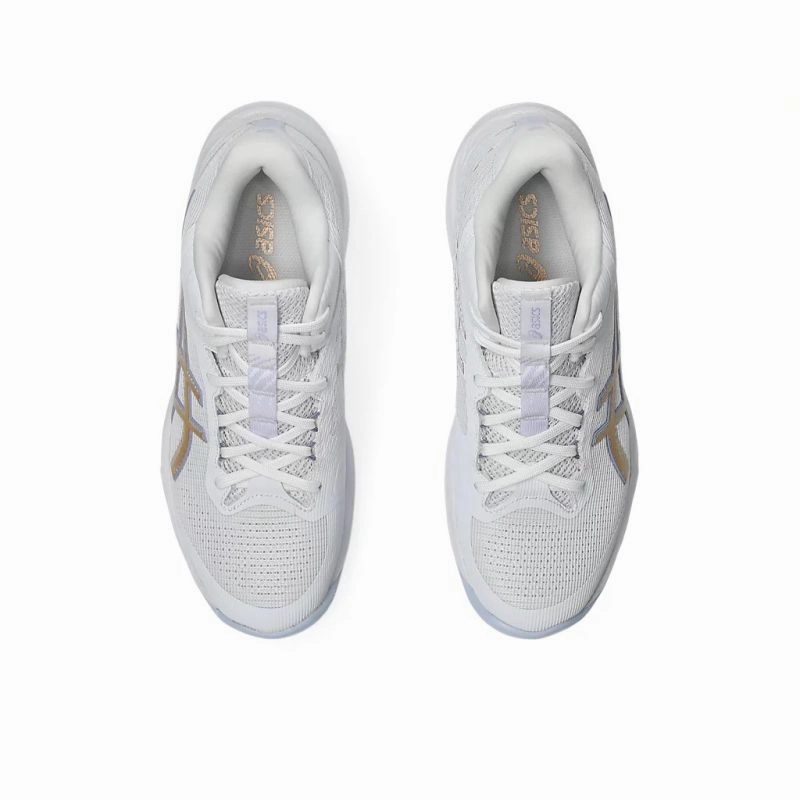 ASICS Netburner Ballistic FF MT 4 Womens Netball Shoes Anti Slip Feature Elastic Bands