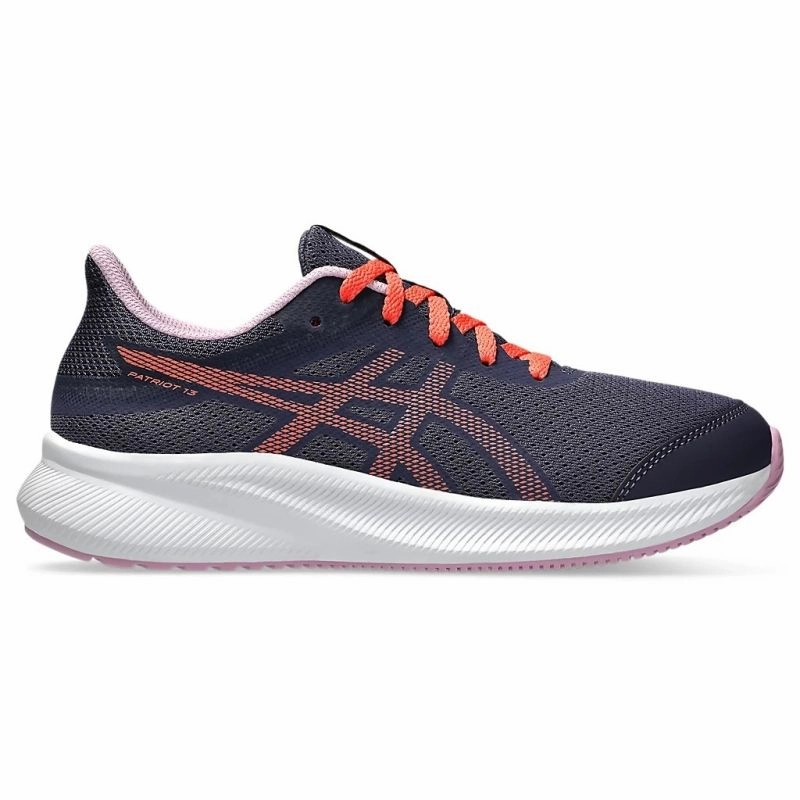 Comfort Upper Reinforced Achilles Pad ASICS Patriot 13 GS Kids Running Shoes