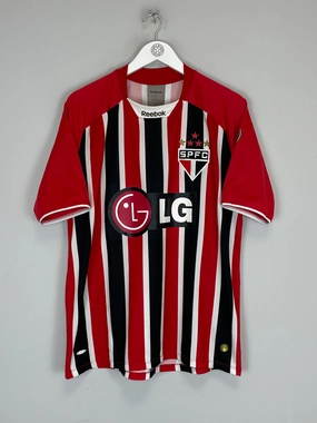 2009 SAO PAULO #10 (HERNANES) AWAY SHIRT (L) REEBOK Stretch Fit Fabric Fluid motion