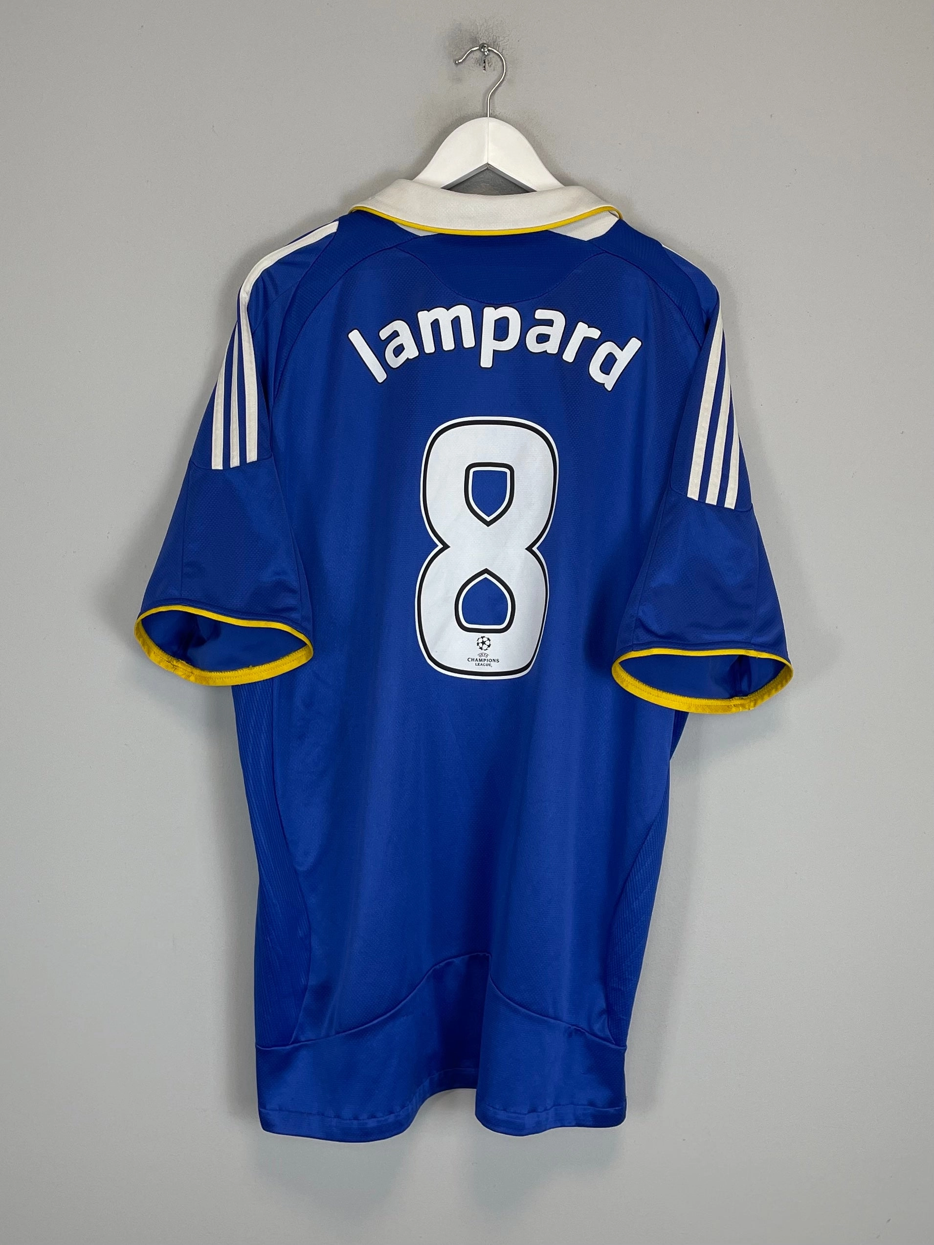 2007/08 CHELSEA LAMPARD #8 HOME SHIRT (XXL) ADIDAS Lightweight Weave