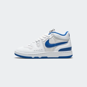 Attack - White/Game Royal-Pure Platinum-Black Perforated Tongue Design High Traction Outsole