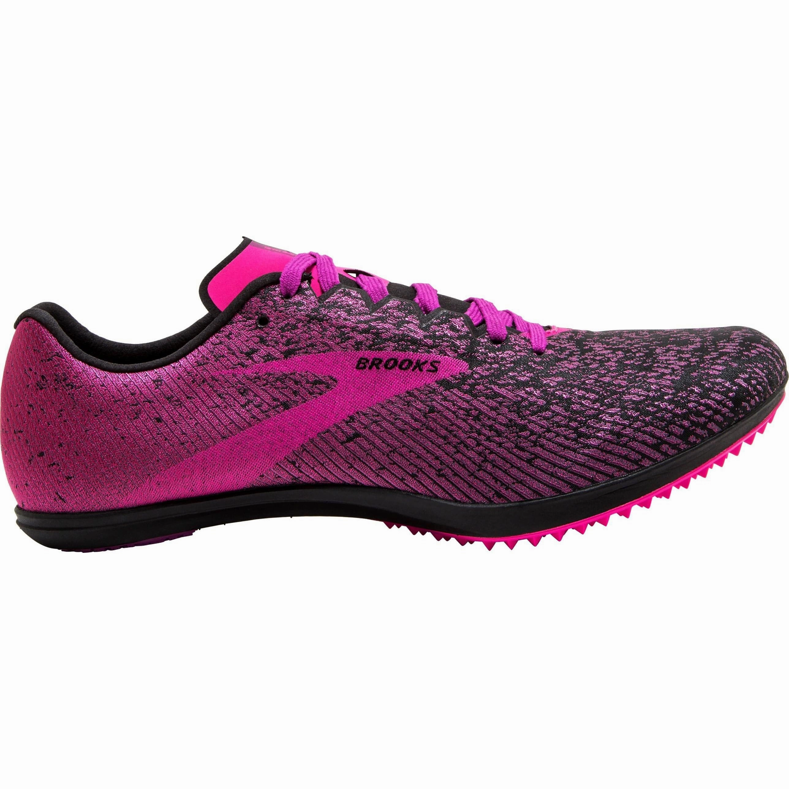 Power Support Pace Boost Brooks Mach 19 Spikeless Womens Cross Country Spikes - Pink