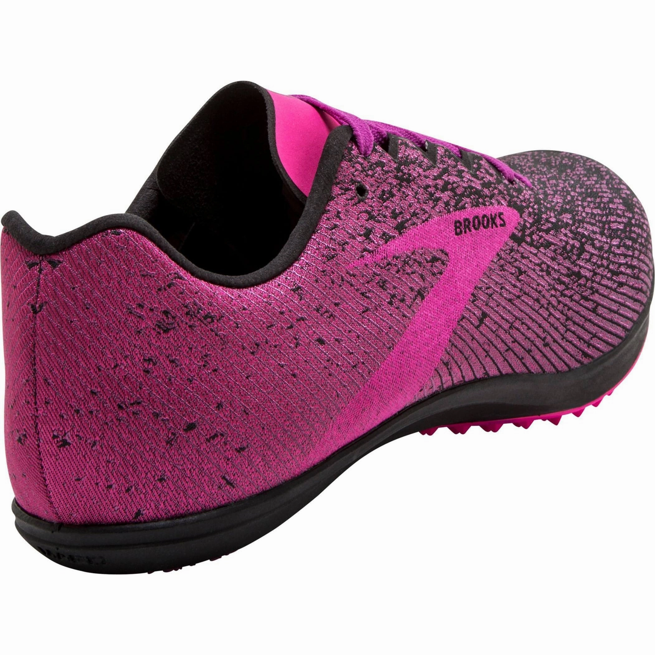 Padded Tongue Brooks Mach 19 Spikeless Womens Cross Country Spikes - Pink