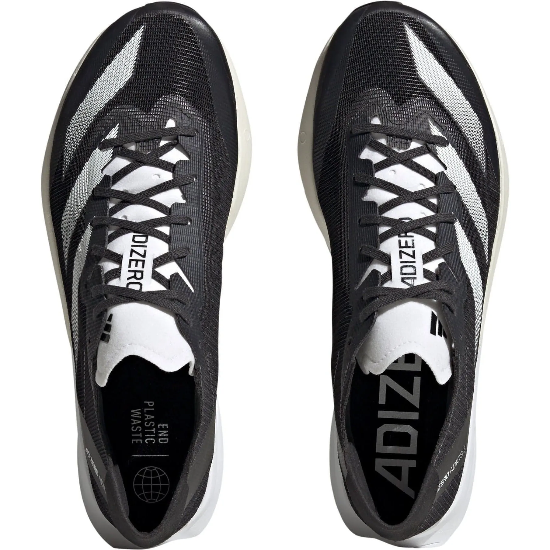 Superior shock absorption Noise   Reducing adidas Adizero Adios 8 Mens Running Shoes - Black