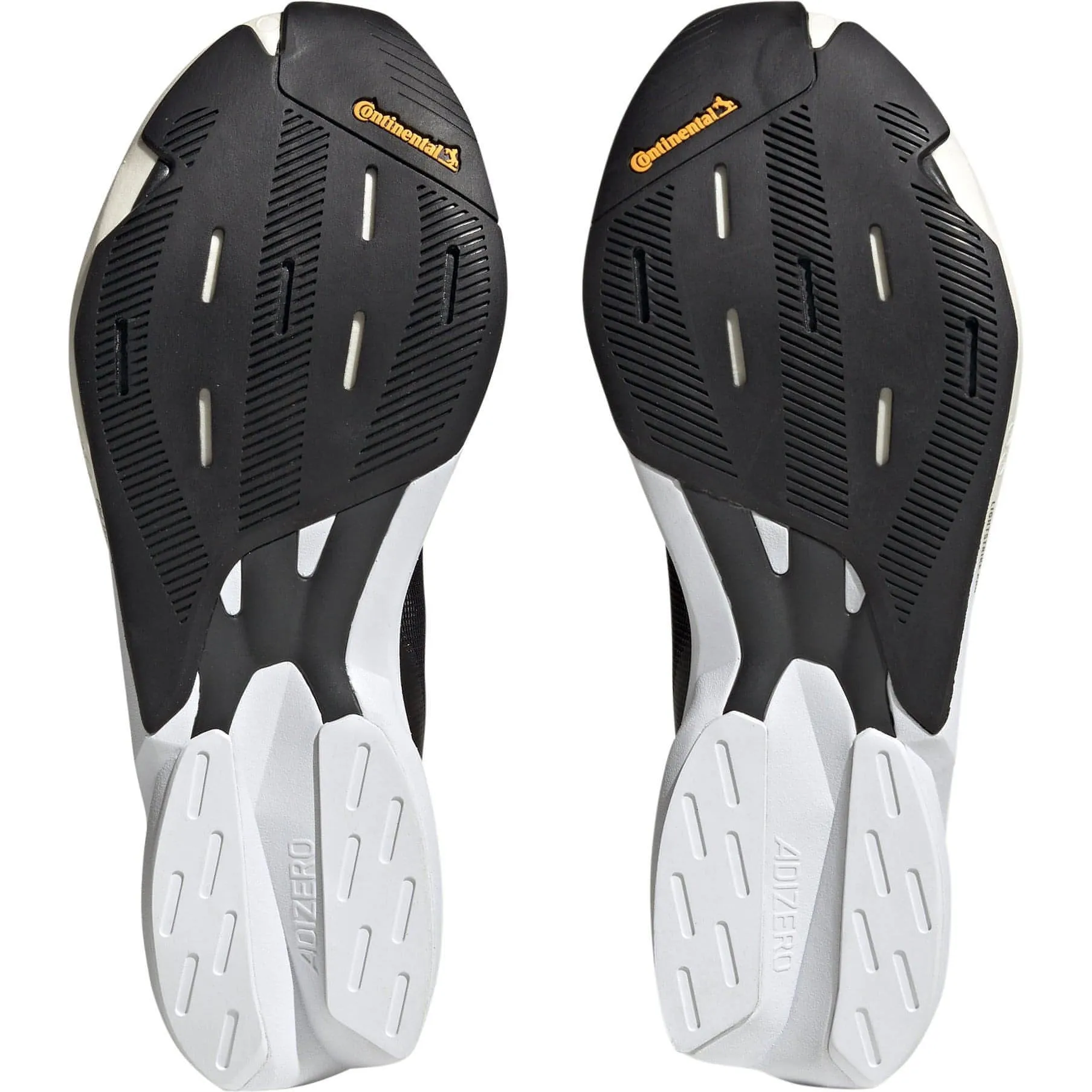 adidas Adizero Adios 8 Mens Running Shoes - Black Tension Balanced Design Aero Dynamic Silhouette