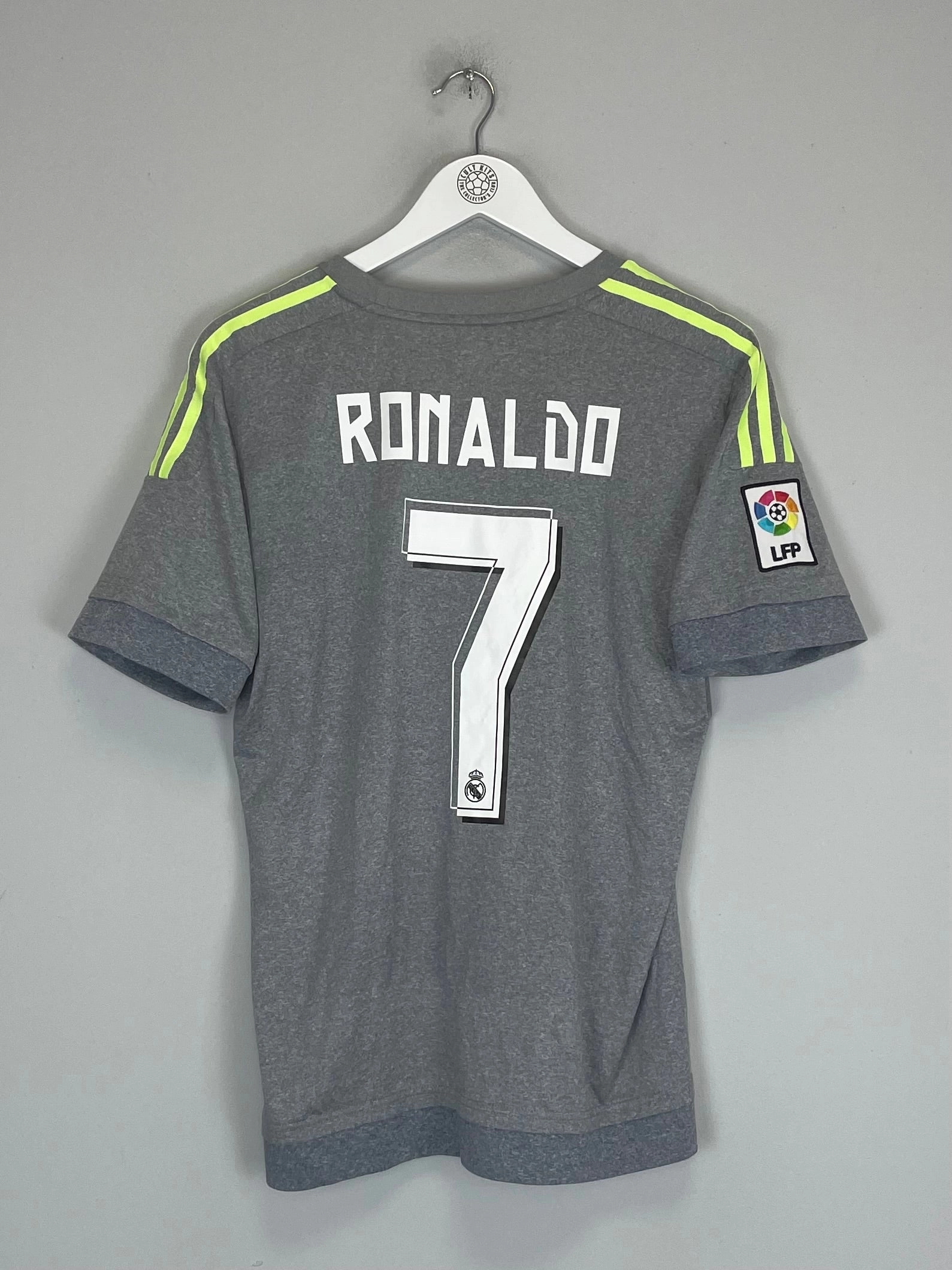 2015/16 REAL MADRID RONALDO #7 AWAY SHIRT (M) ADIDAS All Purpose Knit