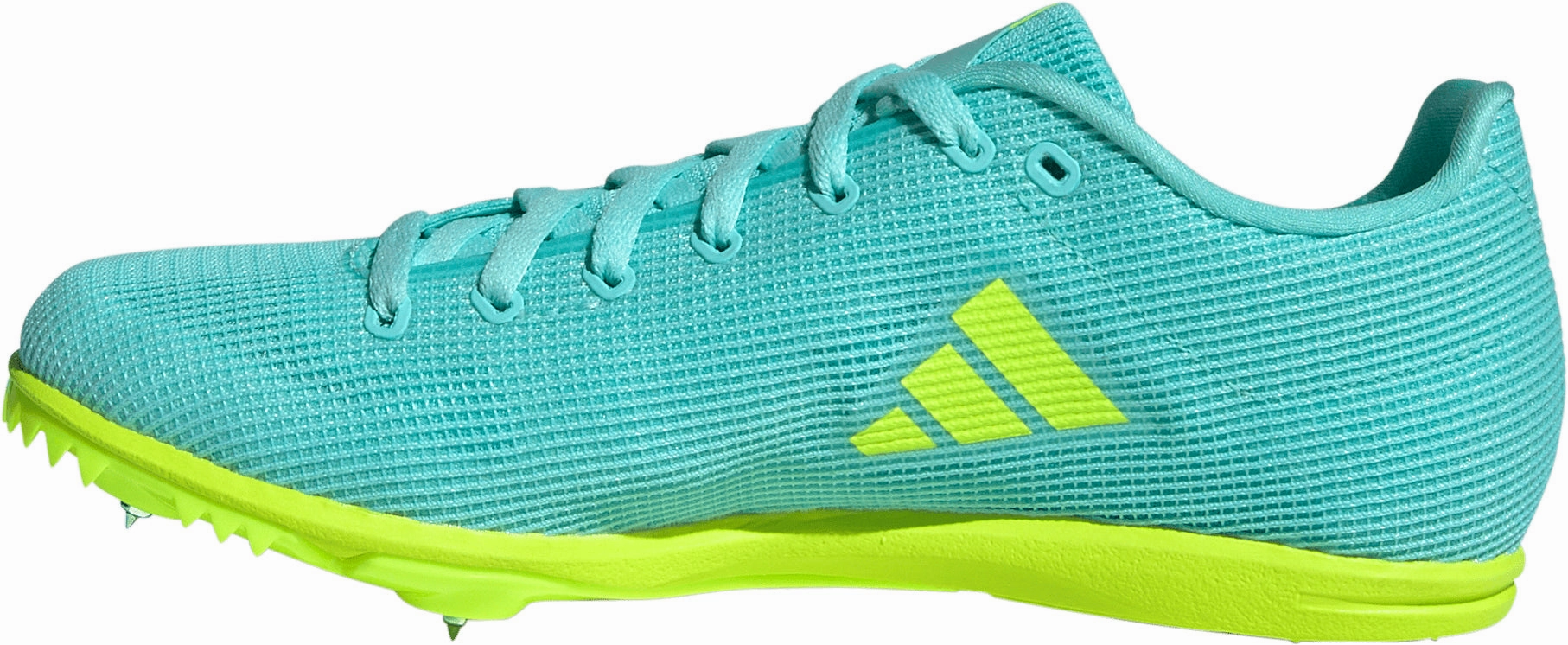 Traction Fit adidas Allroundstar Junior Running Spikes - Green