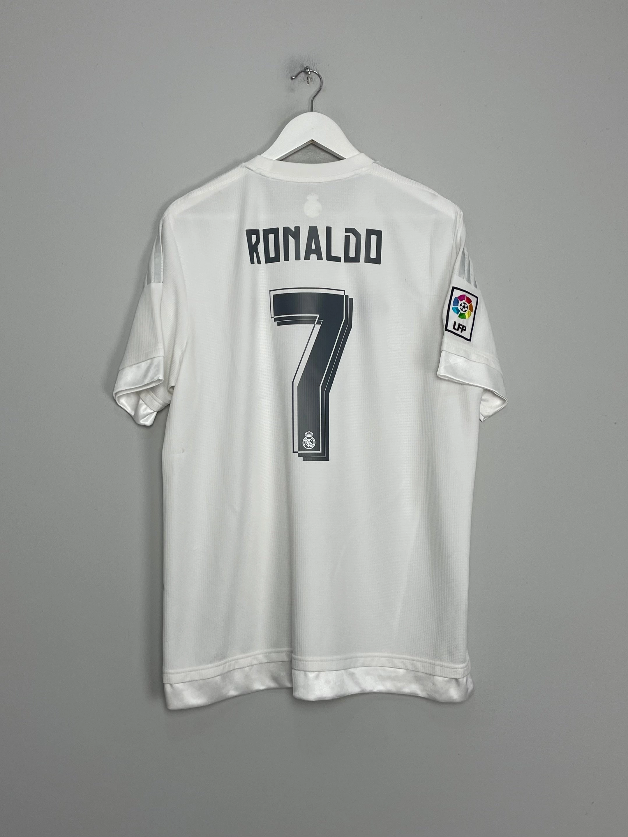 Power Moves 2015/16 REAL MADRID RONALDO #7 HOME SHIRT (XL) ADIDAS