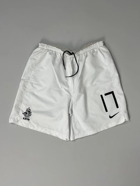 2004/06 NETHERLANDS #17 AWAY SHORTS (M) NIKE Fade Resistant Dyeing Breathable Design