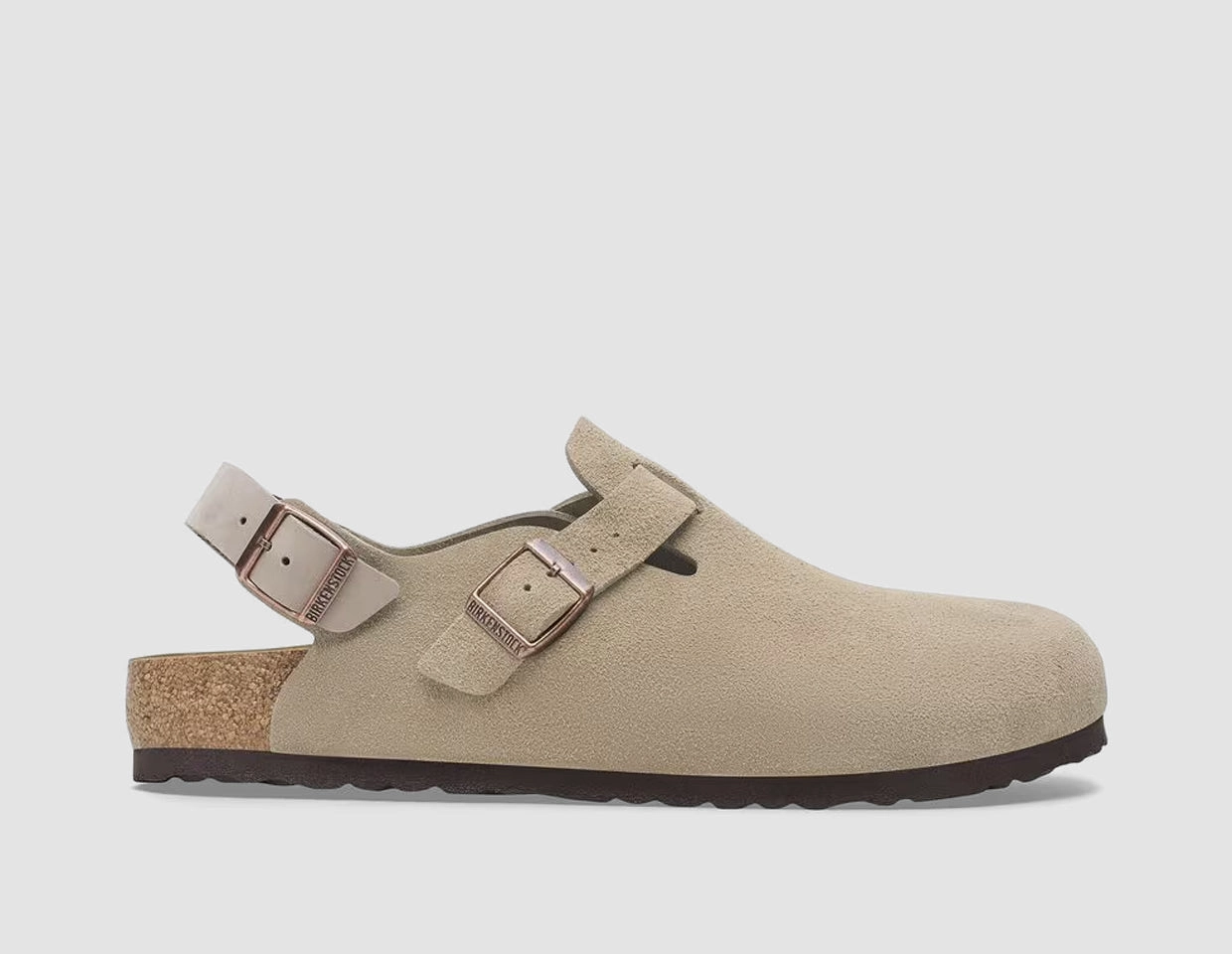 Birkenstock Women's Tokio / Taupe Suede Water Friendly Construction Every Step