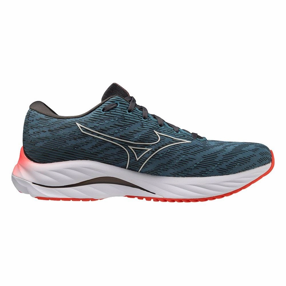 Comfort System Mizuno Wave Rider 26 Mens Running Shoes - Blue