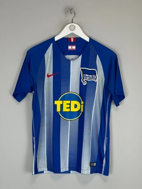 2018/19 HERTHA BERLIN HOME SHIRT (S) NIKE Athletic Form Flex Ribbed Cuffs
