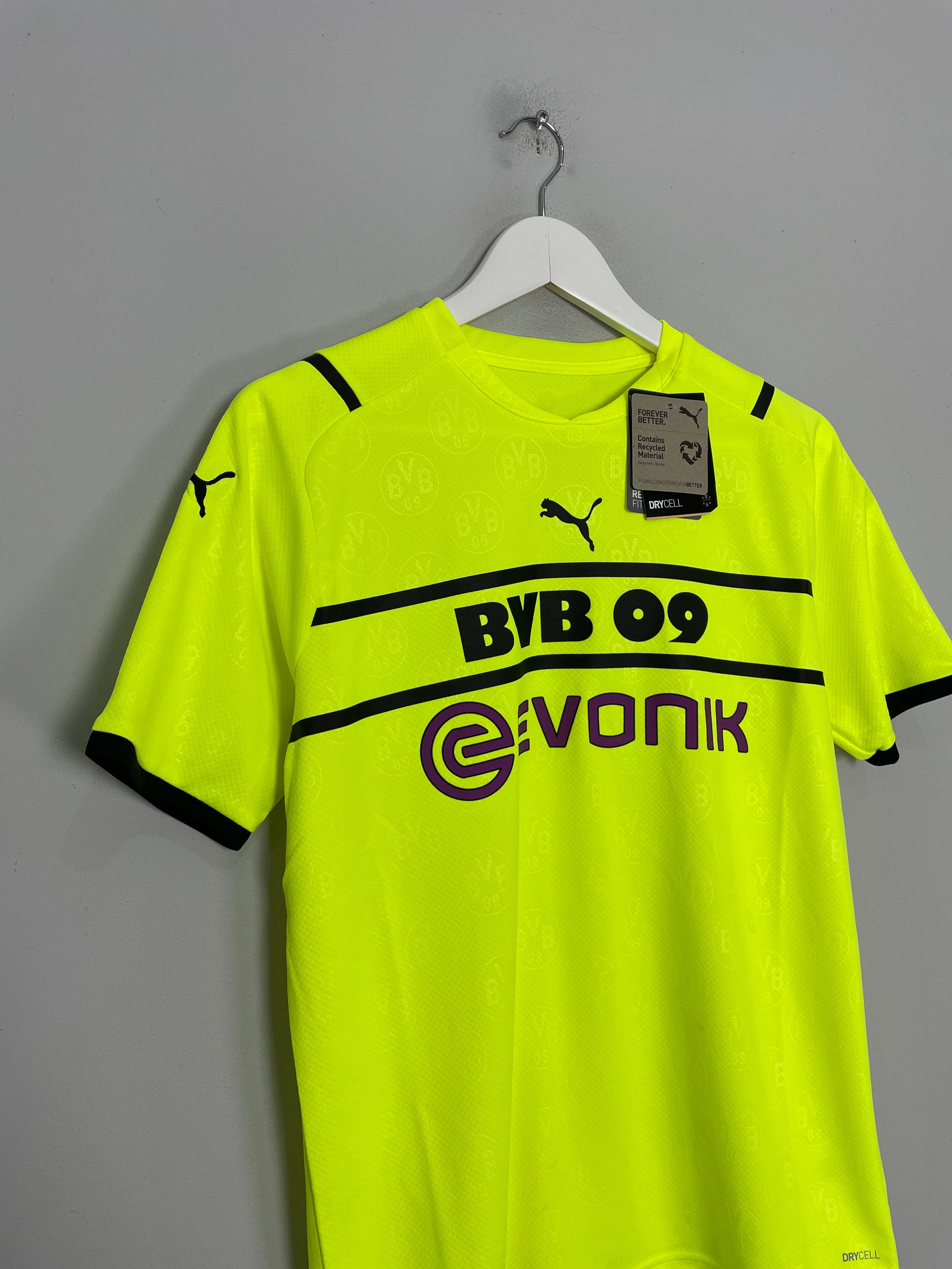 2021/22 Dortmund *BNWT* Cup Shirt (Kids - Multiple Sizes) Puma Seamless Knitting Lean Motion