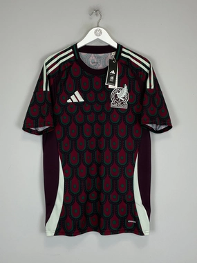 Slim Silhouette Compact Knit Structure 2024 Mexico *BNWT* Home Shirt (Multiple Sizes) Adidas