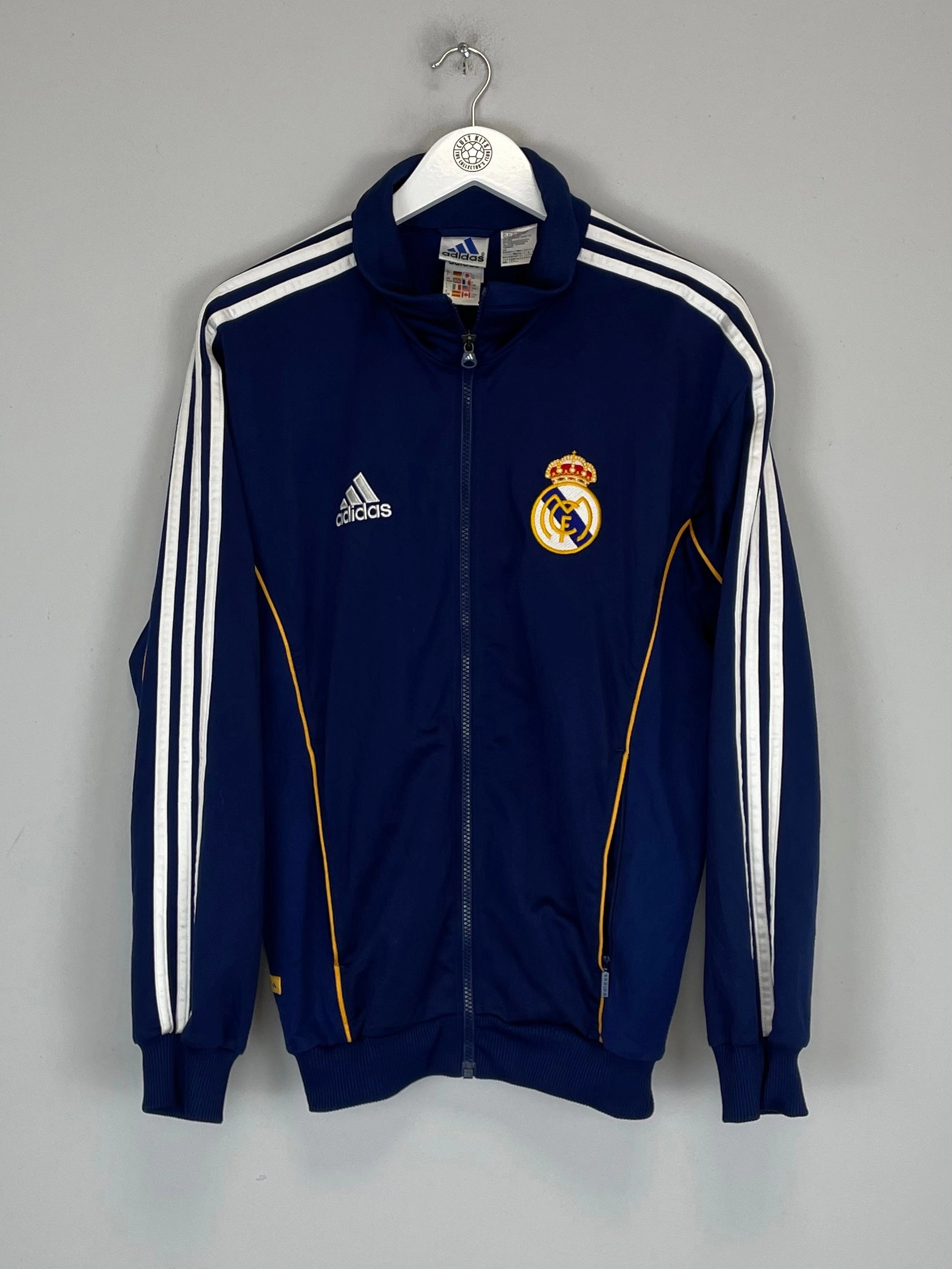 1998/99 REAL MADRID TRACKSUIT TOP (S) ADIDAS Agile Fit Sweat Management Technology
