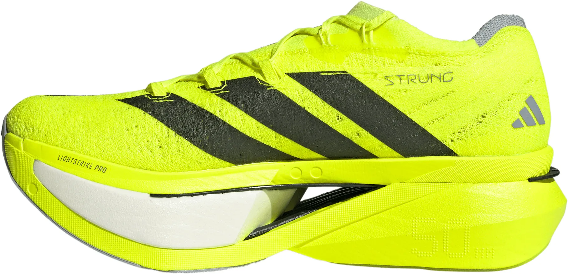 adidas Adizero Prime X3 Strung Running Shoes - Yellow Contrasting Colors