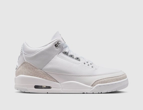 Pace Control Jordan 3 Retro White / Metallic Silver - White