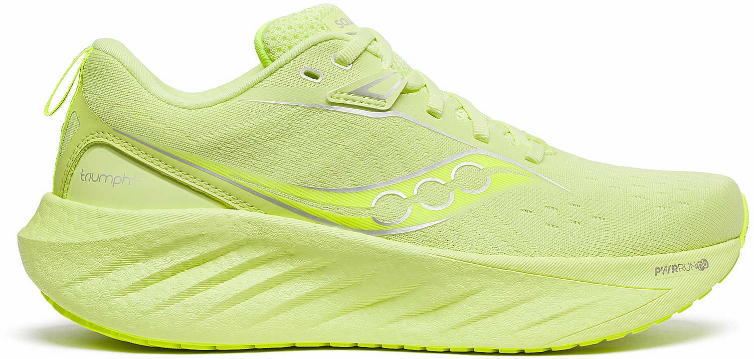 Saucony Triumph 22 Womens Running Shoes - Yellow All Outfits