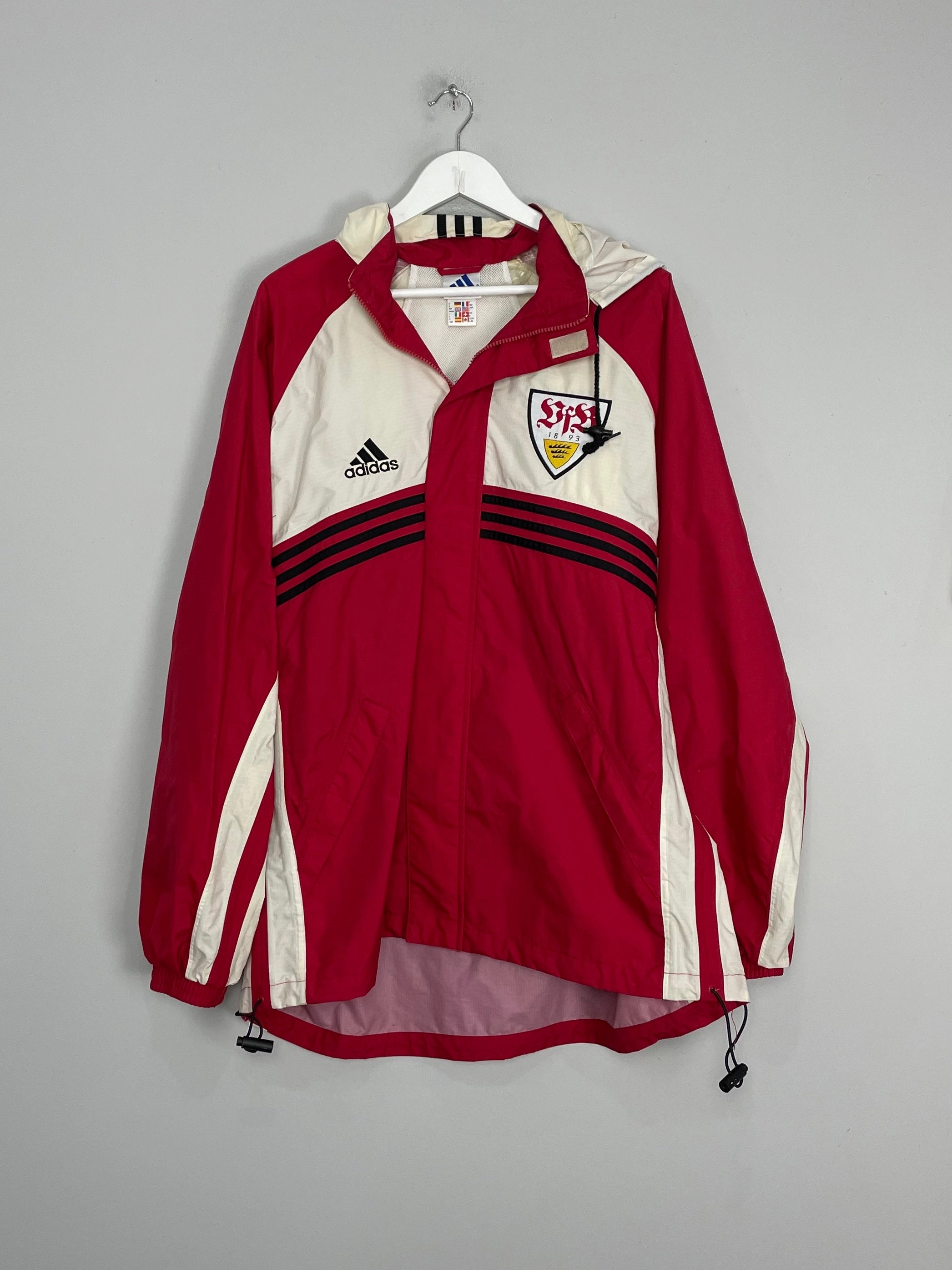 1998/00 STUTTGART JACKET (XL) ADIDAS Soft Inner Lining Seamless construction