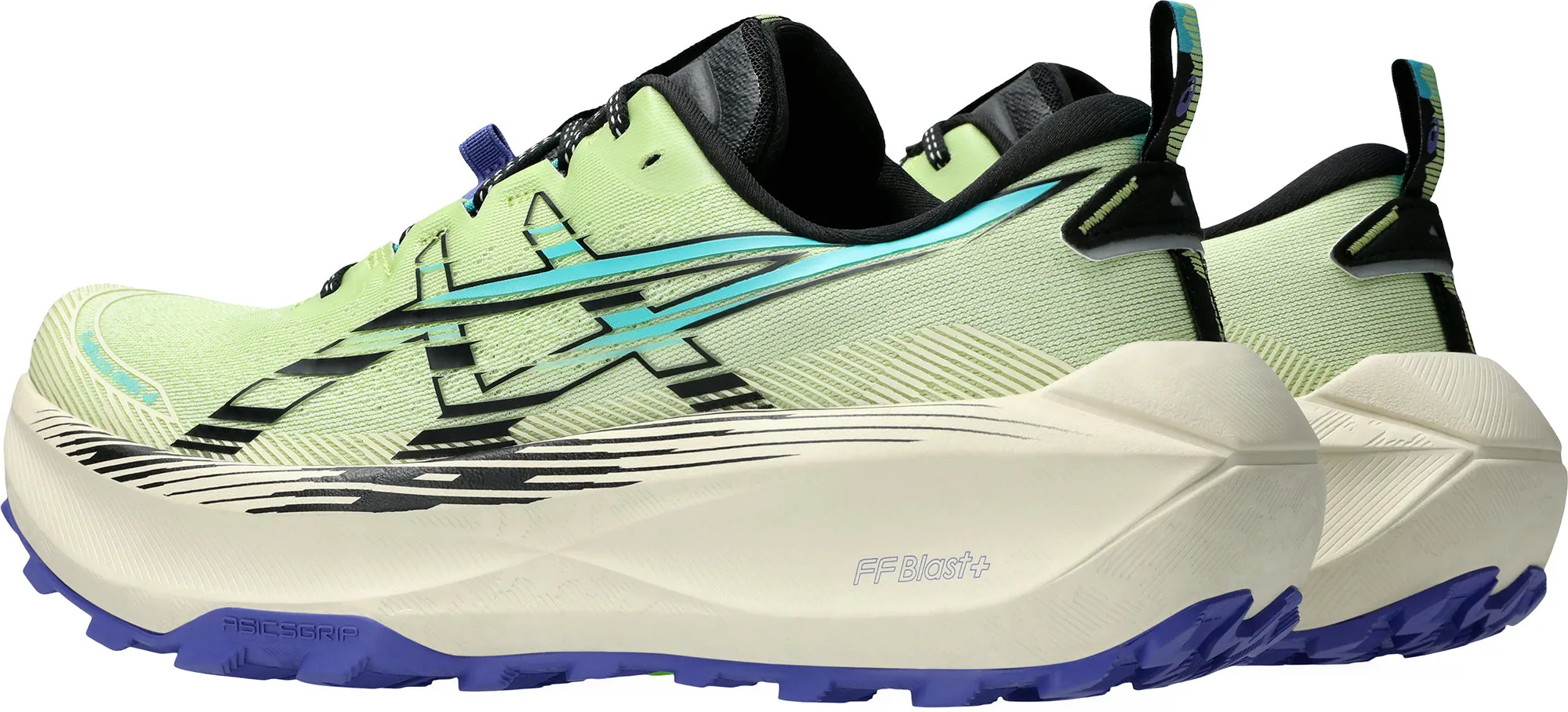 Neutral Frame Foot alignment Asics Trabuco Max 4 Mens Trail Running Shoes - Green