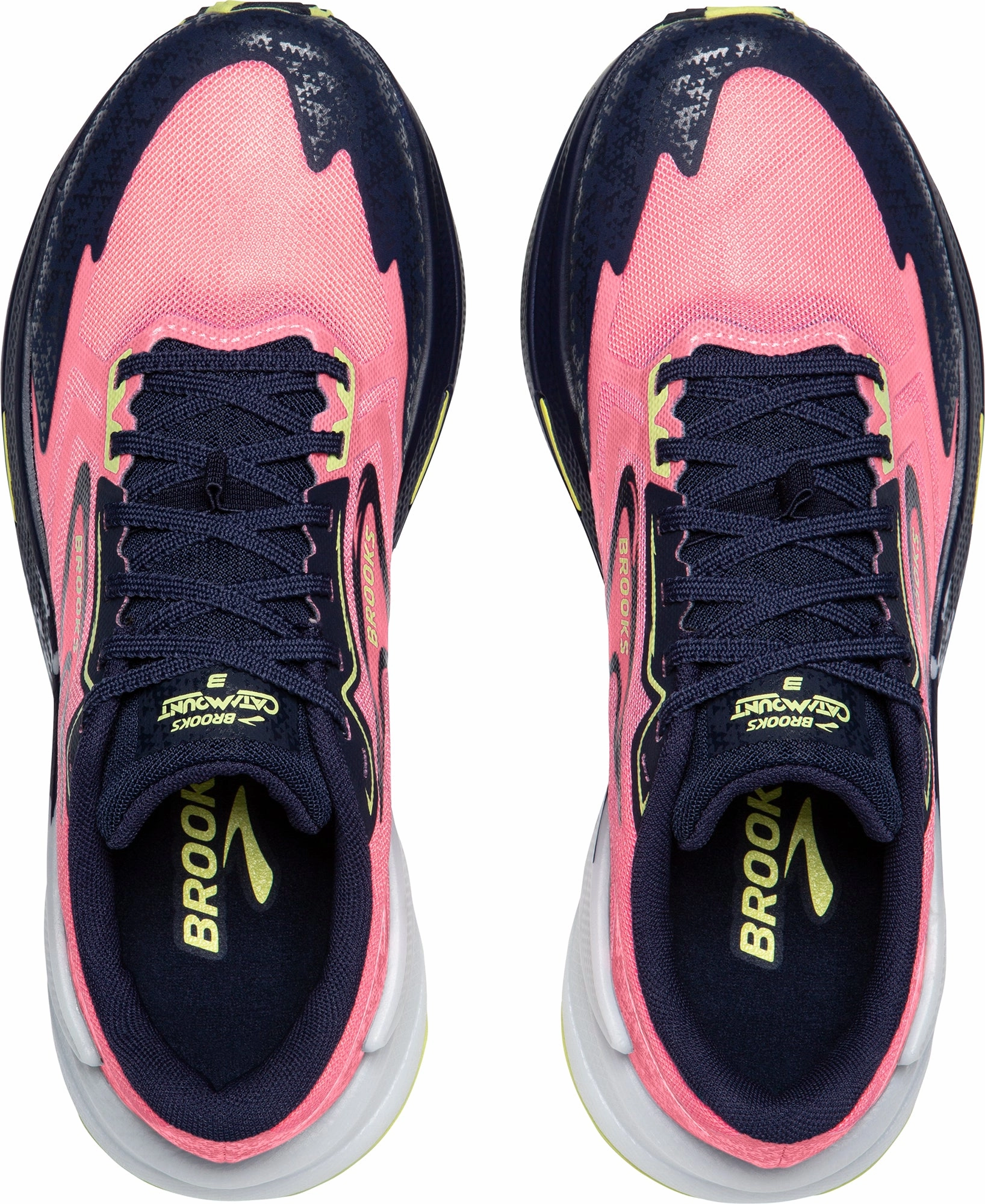 Brooks Catamount 3 Womens Trail Running Shoes - Pink clean look