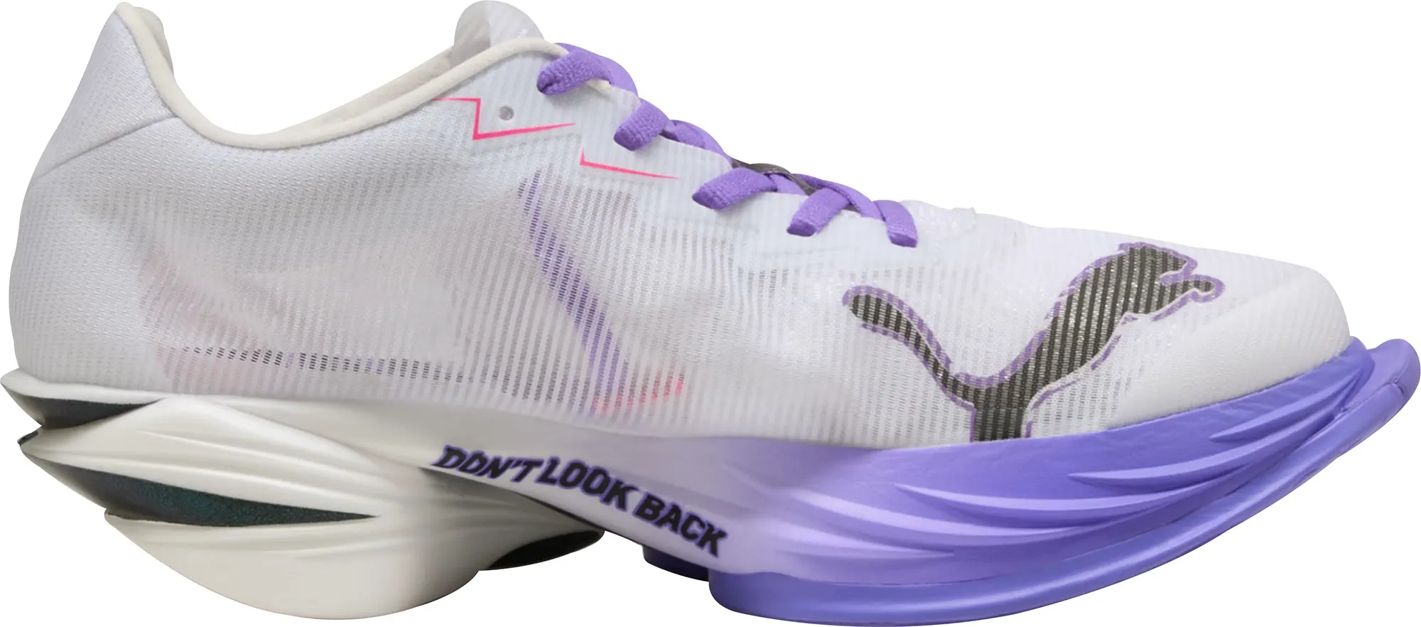 Puma Fast-R Nitro Elite 3 Womens Running Shoes - White Molded Heel