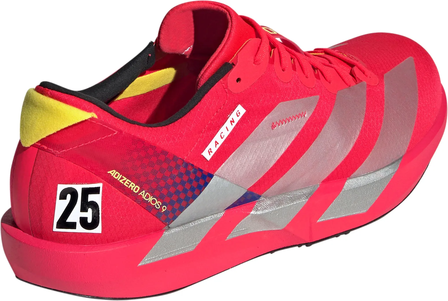 comfort feature Impact Resistant Toe Guard adidas Adizero Adios 9 Mens Running Shoes - Red