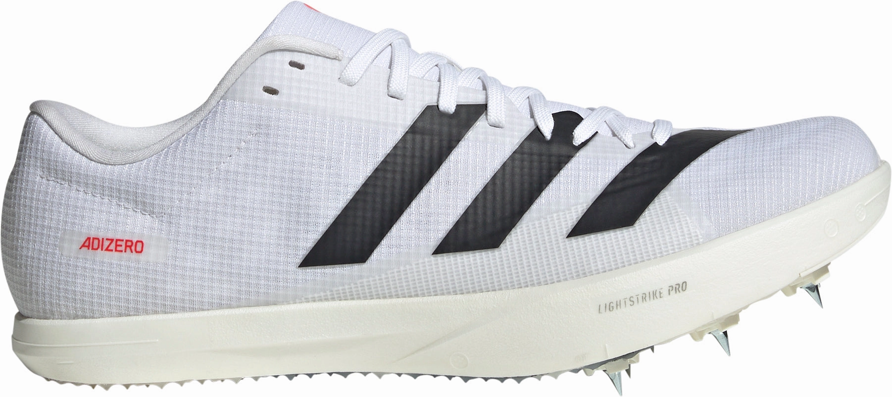 adidas Adizero Long Jump Field Event Spikes - White Secure Grip