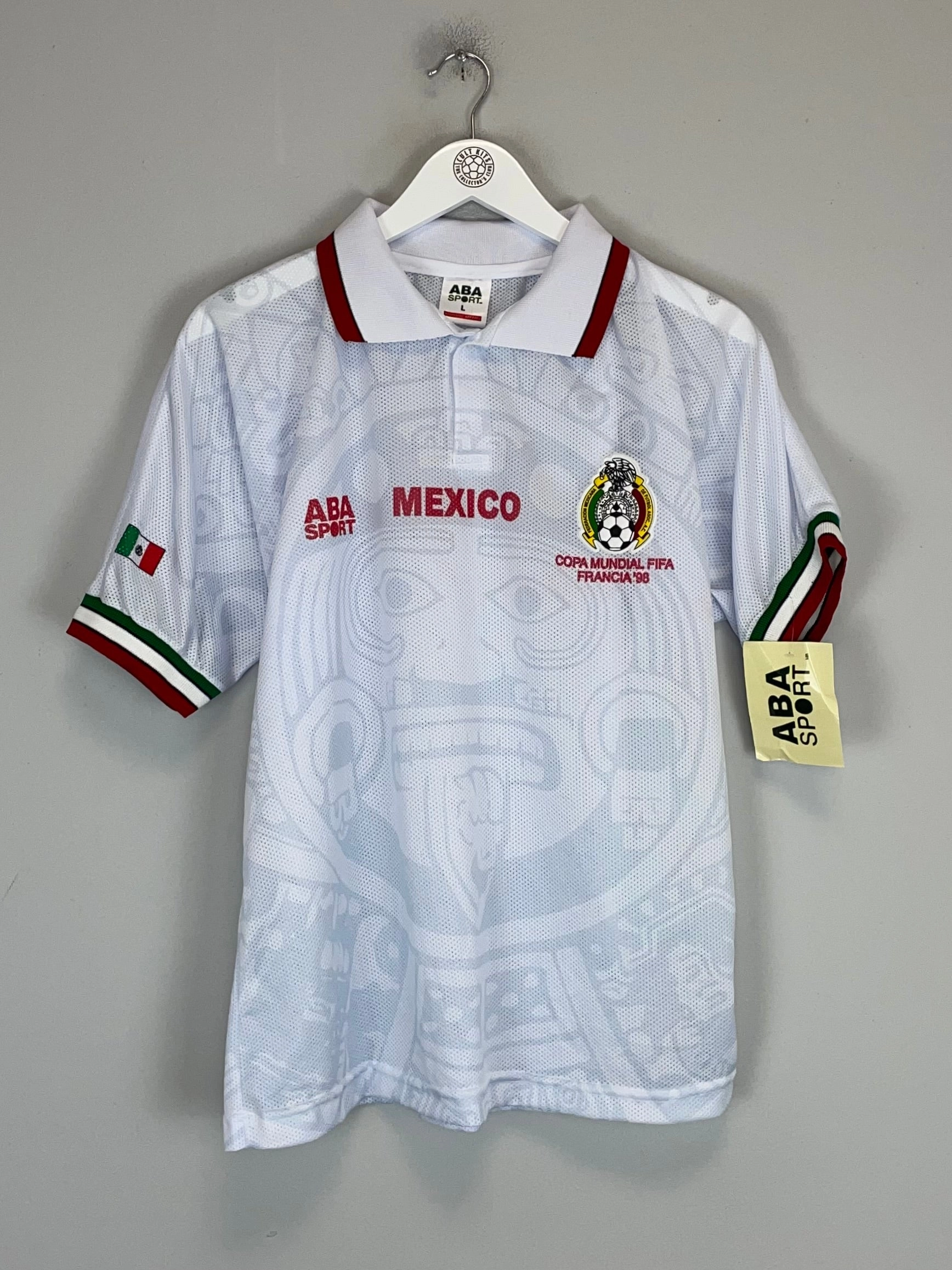 1998 Mexico *Reissue* World Cup Edition Away (Multiple) ABA Sport Reflective Trim Detail