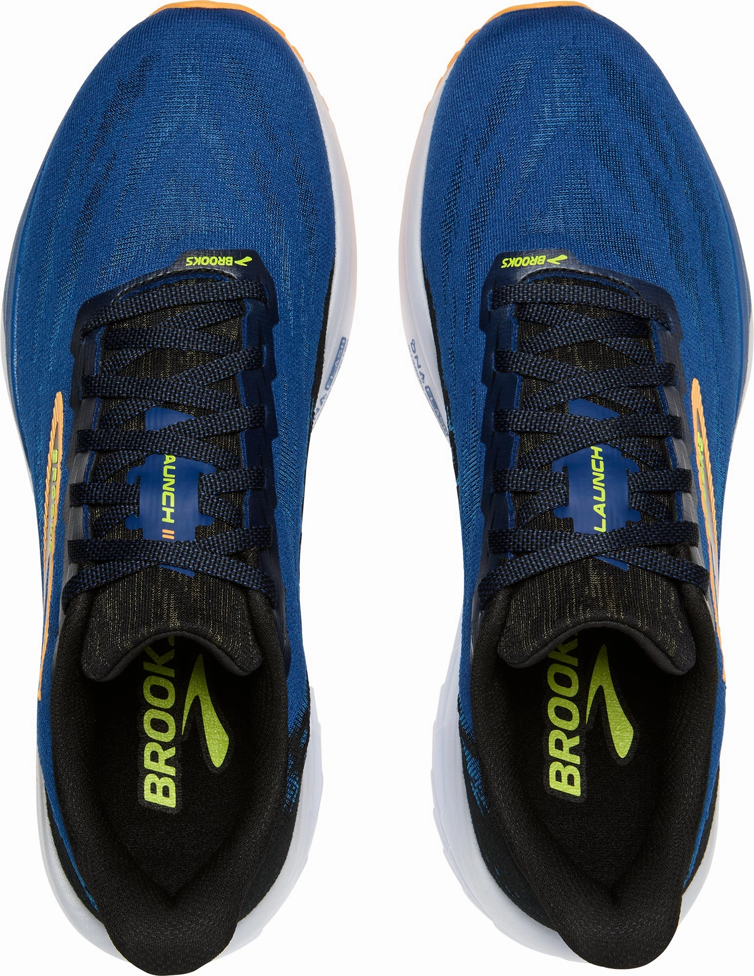Easy Styling All-around silhouette Brooks Launch 11 Mens Running Shoes - Blue