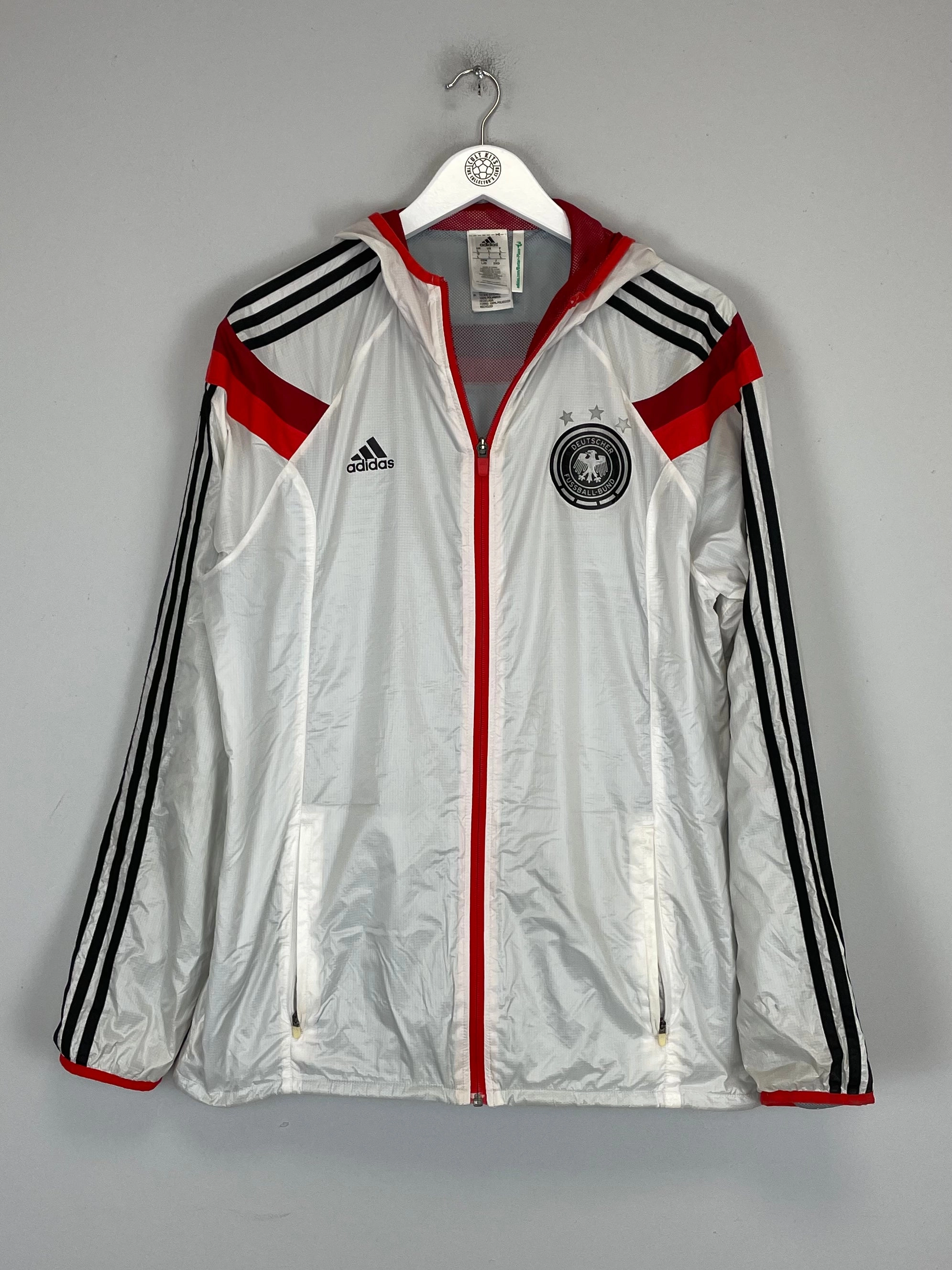 2013/14 GERMANY WINDBREAKER JACKET (L) ADIDAS Sublimation Print Ready Tight Feel