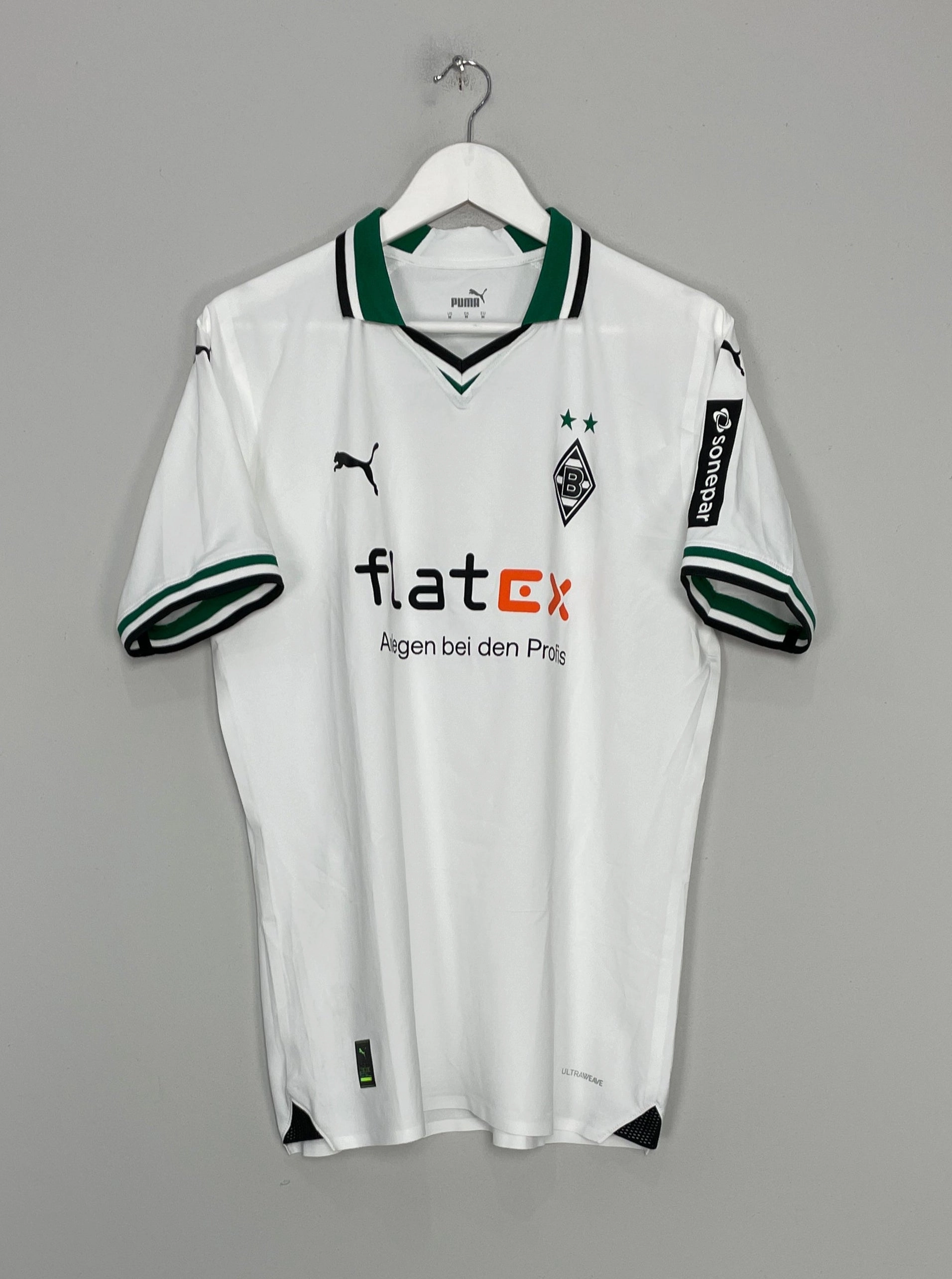 Stretch Trim warm weather 2023/24 MONCHENGLADBACH *PLAYER ISSUE* HOME SHIRT (M) PUMA