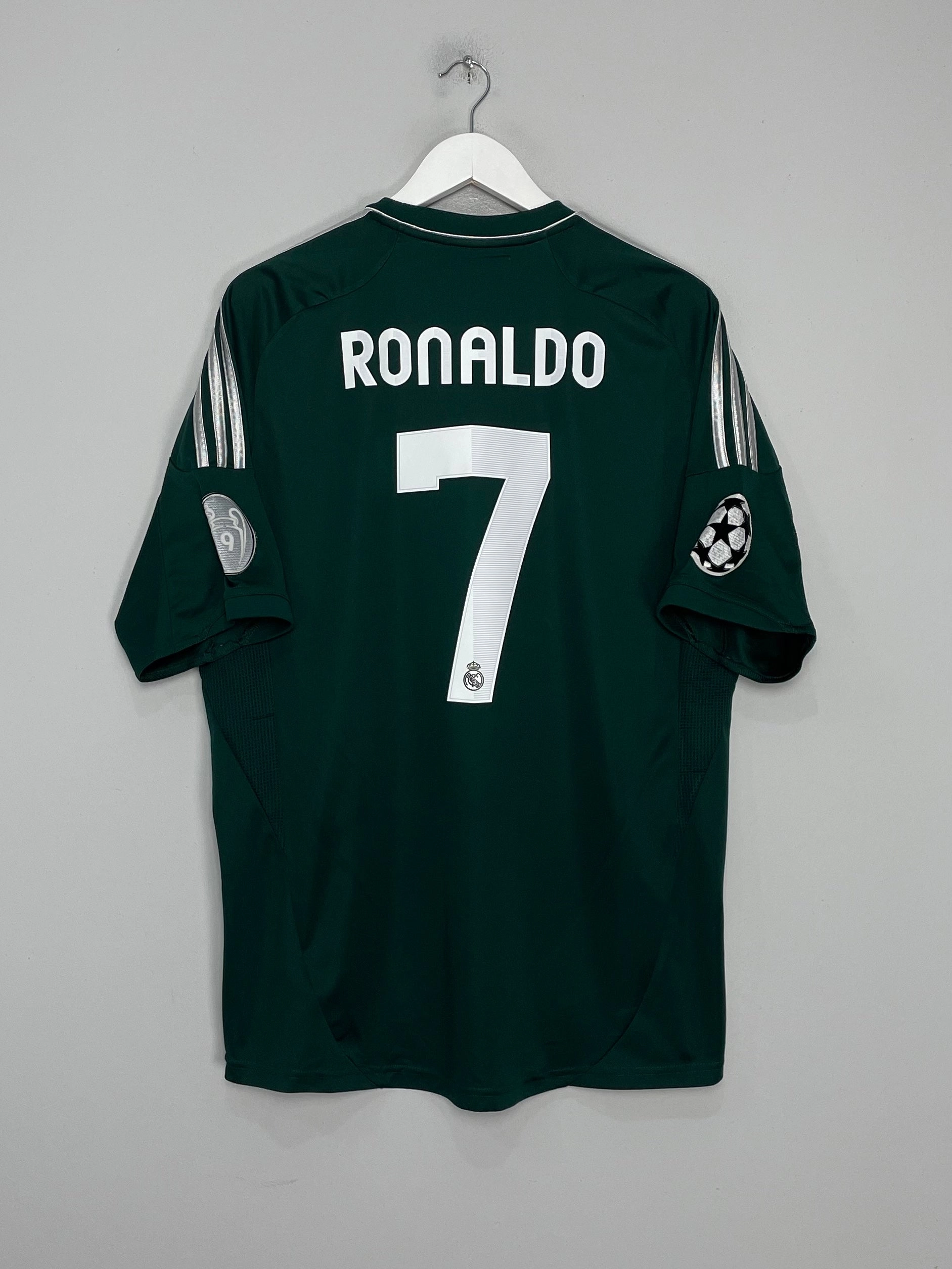 2012/13 REAL MADRID RONALDO #7 C/L THIRD SHIRT (XL) ADIDAS Breath Panel Stylish performance