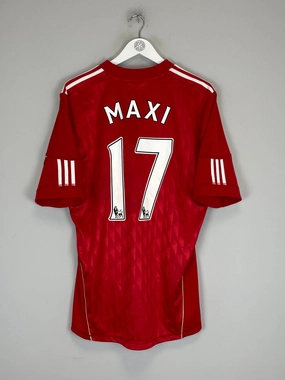 2010/12 LIVERPOOL MAXI #17 HOME SHIRT (L) ADIDAS Wrinkle Resistant Weave All Season